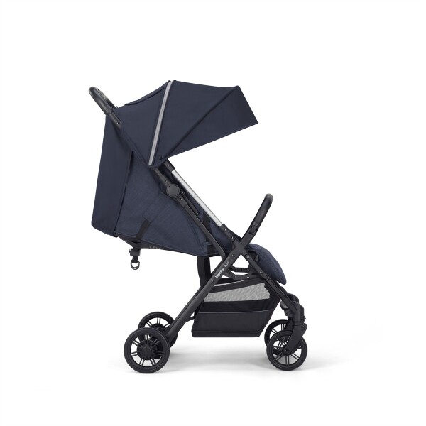 Inglesina Quid2 Tek El Tek Hamle ile Katlanıp Açılan Kabin Boy Bebek Arabası - Midnight Blue - 3