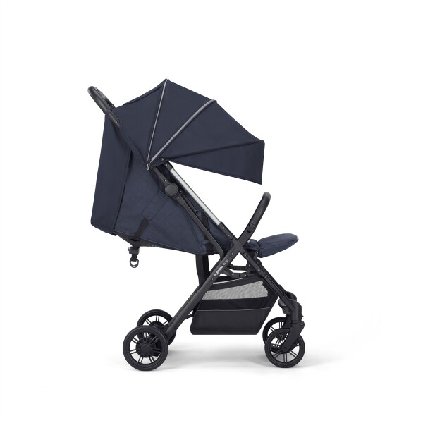 Inglesina Quid2 Tek El Tek Hamle ile Katlanıp Açılan Kabin Boy Bebek Arabası - Midnight Blue - 4