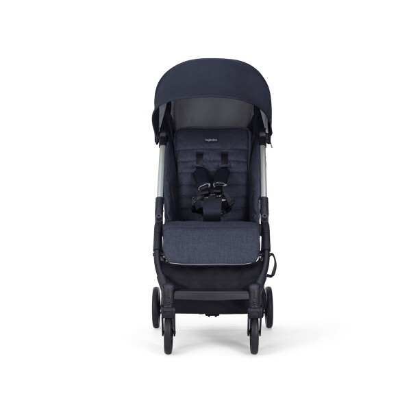 Inglesina Quid2 Tek El Tek Hamle ile Katlanıp Açılan Kabin Boy Bebek Arabası - Midnight Blue - 5