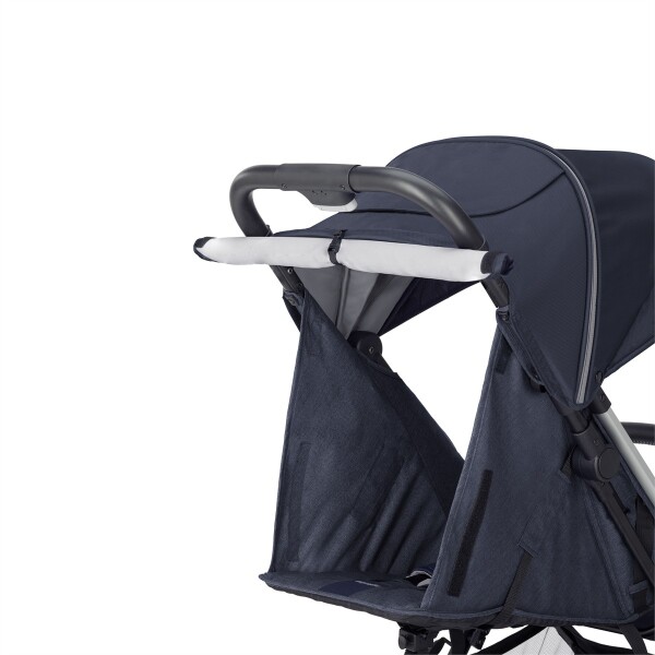 Inglesina Quid2 Tek El Tek Hamle ile Katlanıp Açılan Kabin Boy Bebek Arabası - Midnight Blue - 6
