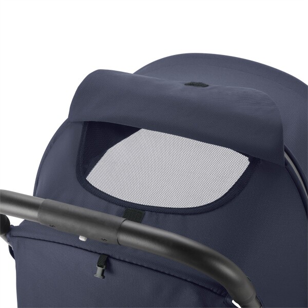 Inglesina Quid2 Tek El Tek Hamle ile Katlanıp Açılan Kabin Boy Bebek Arabası - Midnight Blue - 7