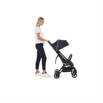 Inglesina Quid2 Tek El Tek Hamle ile Katlanıp Açılan Kabin Boy Bebek Arabası - Midnight Blue - 8