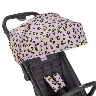 Inglesina Quid2 Tek El Tek Hamle ile Katlanıp Açılan Kabin Boy Bebek Arabası Özel Koleksiyon - Animalier Pink - 2