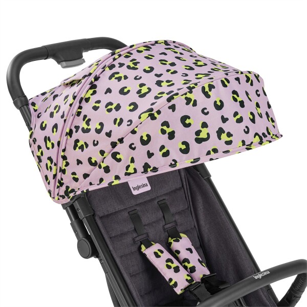 Inglesina Quid2 Tek El Tek Hamle ile Katlanıp Açılan Kabin Boy Bebek Arabası Özel Koleksiyon - Animalier Pink - 2