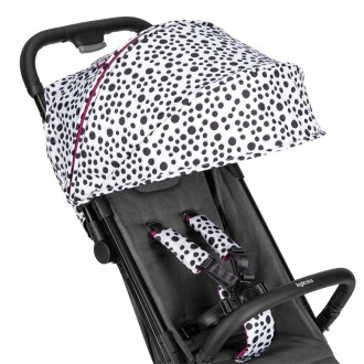 Inglesina Quid2+ Tek El Tek Hamle ile Katlanıp Açılan Kabin Boy Bebek Arabası Özel Koleksiyon - Polka White - 2