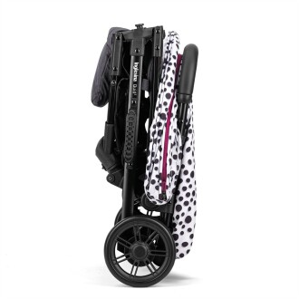 Inglesina Quid2+ Tek El Tek Hamle ile Katlanıp Açılan Kabin Boy Bebek Arabası Özel Koleksiyon - Polka White - 3