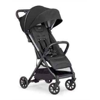 Inglesina Quid2+ Tek El Tek Hamle ile Katlanıp Açılan Kabin Boy Bebek Arabası - Puma Black