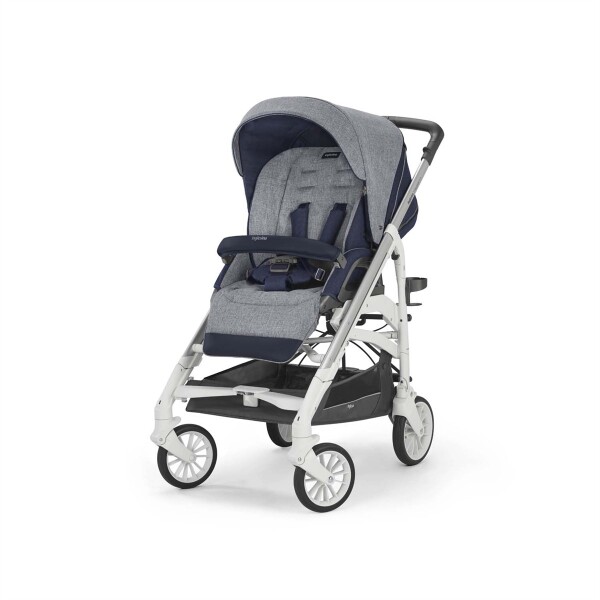 Inglesina Trilogy Tek El Tek Hamle ile Katlanıp Açılan Çift Yön Bebek Arabası - Antigua Blue - 2