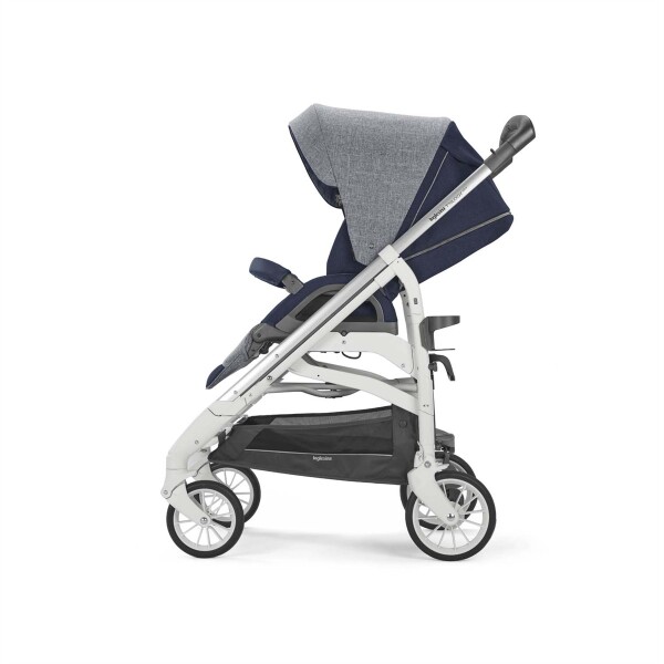Inglesina Trilogy Tek El Tek Hamle ile Katlanıp Açılan Çift Yön Bebek Arabası - Antigua Blue - 3