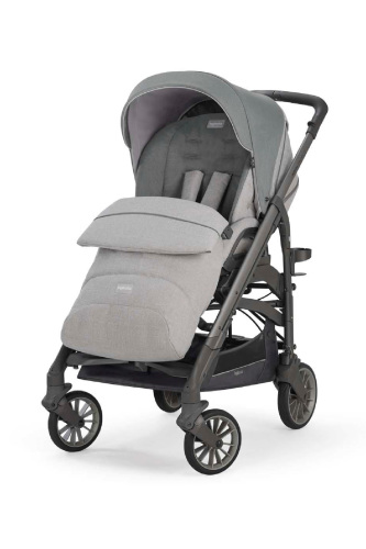 Inglesina Trilogy Tek El Tek Hamle ile Katlanıp Açılan Çift Yön Bebek Arabası - Cayman Silver - 3