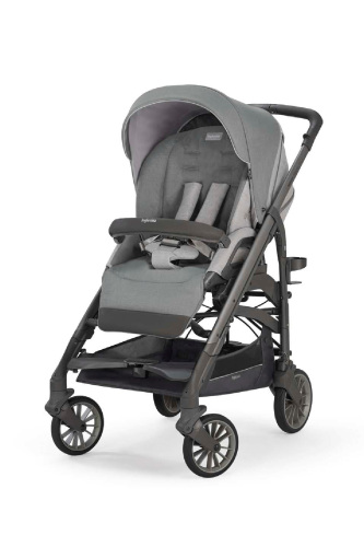 Inglesina Trilogy Tek El Tek Hamle ile Katlanıp Açılan Çift Yön Bebek Arabası - Cayman Silver - 5
