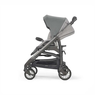 Inglesina Trilogy Tek El Tek Hamle ile Katlanıp Açılan Çift Yön Bebek Arabası - Cayman Silver - 4