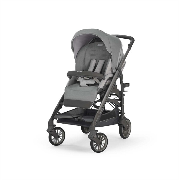 Inglesina Trilogy Tek El Tek Hamle ile Katlanıp Açılan Çift Yön Bebek Arabası - Cayman Silver - 2