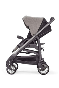 Inglesina Trilogy Tek El Tek Hamle ile Katlanıp Açılan Çift Yön Bebek Arabası - Maui Grey - 6