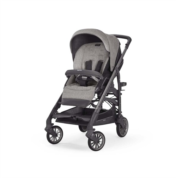 Inglesina Trilogy Tek El Tek Hamle ile Katlanıp Açılan Çift Yön Bebek Arabası - Maui Grey - 2