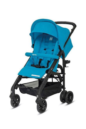 Inglesina Zippy Light Tek El Tek Hamle ile Katlanıp Açılan Bebek Arabası - Antigua Blue - 11