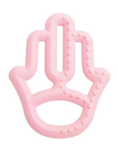 OiOi Silikon Diş Kaşıyıcı Annenin Eli - Pinky Pink - 2