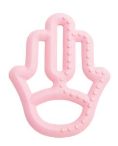 OiOi Silikon Diş Kaşıyıcı Annenin Eli - Pinky Pink - 3