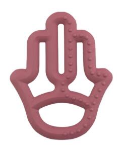 OiOi Silikon Diş Kaşıyıcı Annenin Eli - Velvet Rose - 3